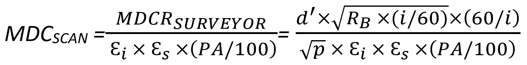 MDC Equation 1
